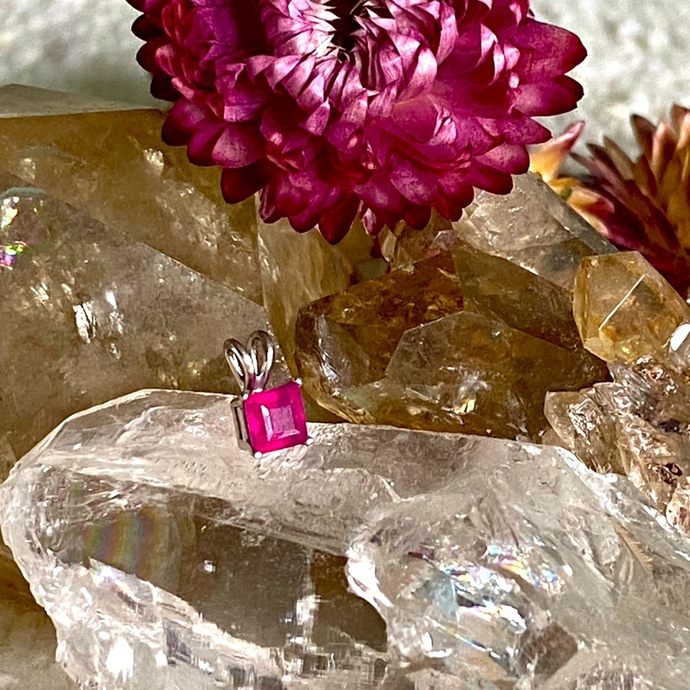 Genuine Ruby Pendant